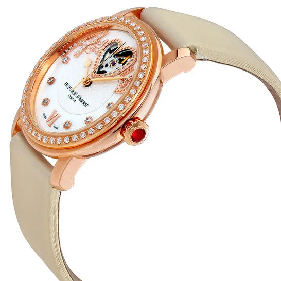 JMS always Watches Original Frederique Constant Amour Heart Beat White Dial Ladies Watch FC310SQ2PD4 JMS always Watches Original Frederique Constant Amour Heart Beat White Dial Ladies Watch FC310SQ2PD4