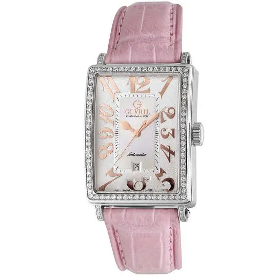 JMS always Watches Original Gevril Glamour Automatic Pink Dial Ladies Watch 6208RL JMS always Watches Original Gevril Glamour Automatic Pink Dial Ladies Watch 6208RL