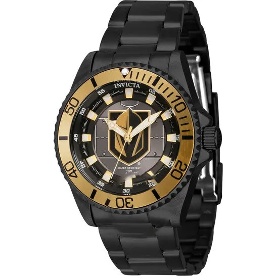 JMS always Watches Original Invicta NHL Vegas Golden Knights Quartz Black Dial Ladies Watch 42209 JMS always Watches Original Invicta NHL Vegas Golden Knights Quartz Black Dial Ladies Watch 42209