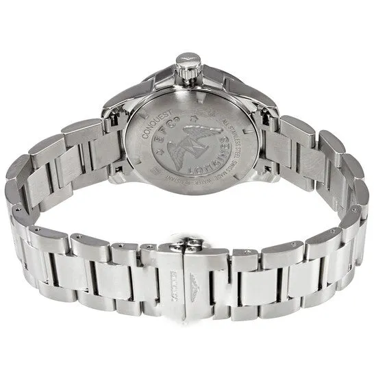 JMS always Watches Original Longines Conquest Quartz White Dial Ladies Watch L33804166 JMS always Watches Original Longines Conquest Quartz White Dial Ladies Watch L33804166