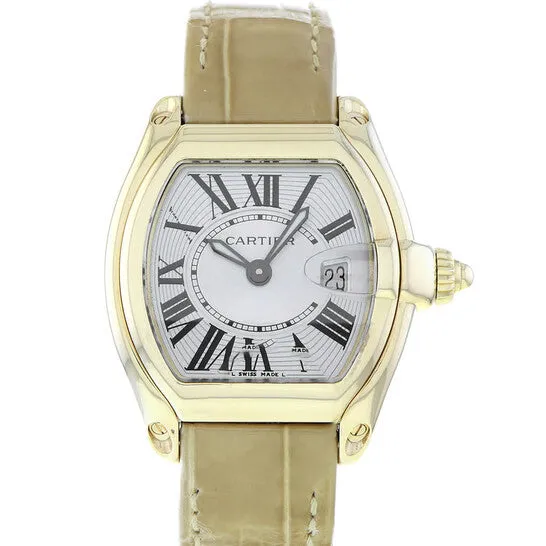 JMS always Watches Original Preowned Cartier Roadster Silver Dial Ladies Watch W62018Y5 JMS always Watches Original Preowned Cartier Roadster Silver Dial Ladies Watch W62018Y5