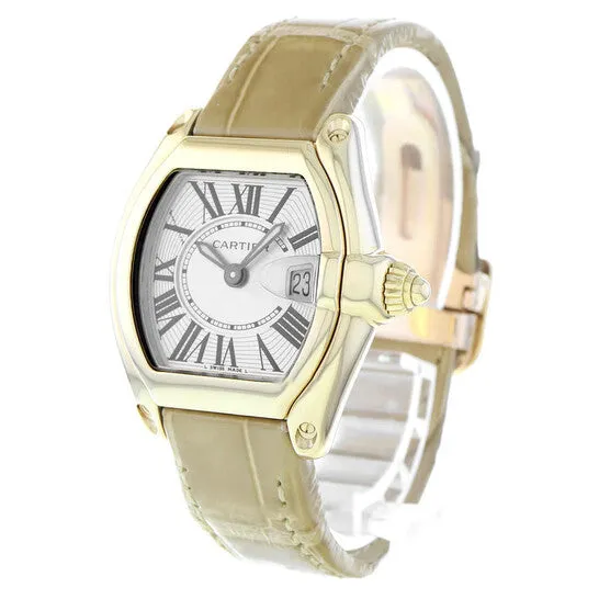 JMS always Watches Original Preowned Cartier Roadster Silver Dial Ladies Watch W62018Y5 JMS always Watches Original Preowned Cartier Roadster Silver Dial Ladies Watch W62018Y5