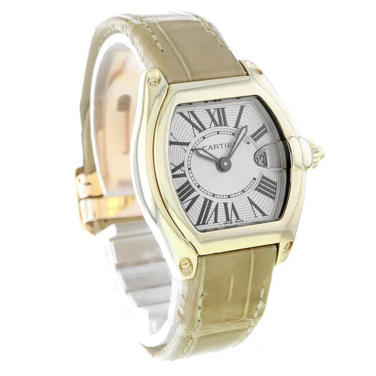 JMS always Watches Original Preowned Cartier Roadster Silver Dial Ladies Watch W62018Y5 JMS always Watches Original Preowned Cartier Roadster Silver Dial Ladies Watch W62018Y5