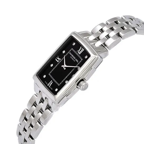 JMS always Watches Original Raymond Weil Toccata Quartz Diamond Black Dial Ladies Watch 5925ST00295 JMS always Watches Original Raymond Weil Toccata Quartz Diamond Black Dial Ladies Watch 5925ST00295
