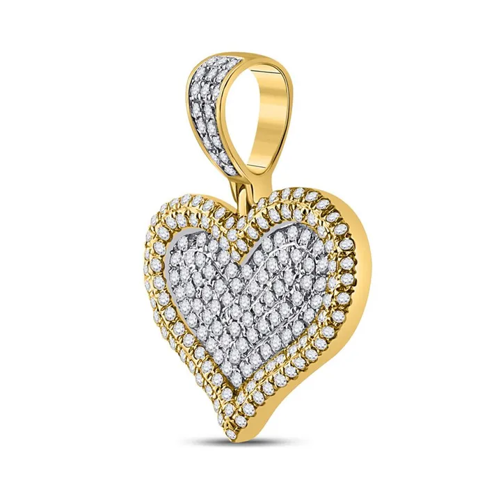 Necklaces gndatlanta 12CTWDiamond HEART PENDANT