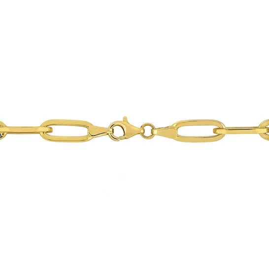 Necklaces JMS always Original AMOUR 5mm Paperclip Link Necklace In 10K Yellow Gold 18 In Necklaces JMS always Original AMOUR 5mm Paperclip Link Necklace In 10K Yellow Gold 18 In