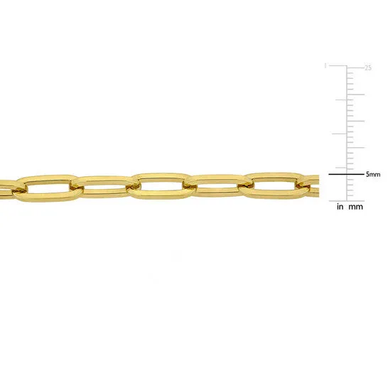 Necklaces JMS always Original AMOUR 5mm Paperclip Link Necklace In 10K Yellow Gold 18 In Necklaces JMS always Original AMOUR 5mm Paperclip Link Necklace In 10K Yellow Gold 18 In