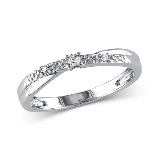 Original 005 CT Diamond TW Engagement Ring 10k White Gold I2I3 JMS always Rings Original 005 CT Diamond TW Engagement Ring 10k White Gold I2I3 JMS always Rings