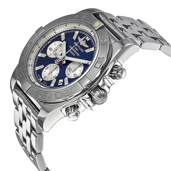 Original Breitling Chronomat 44 Automatic Chronograph Blue Dial Stainless Steel Mens Watch AB011011C788SS JMS always Bracelets Original Breitling Chronomat 44 Automatic Chronograph Blue Dial Stainless Steel Mens Watch AB011011C788SS JMS always Bracelets