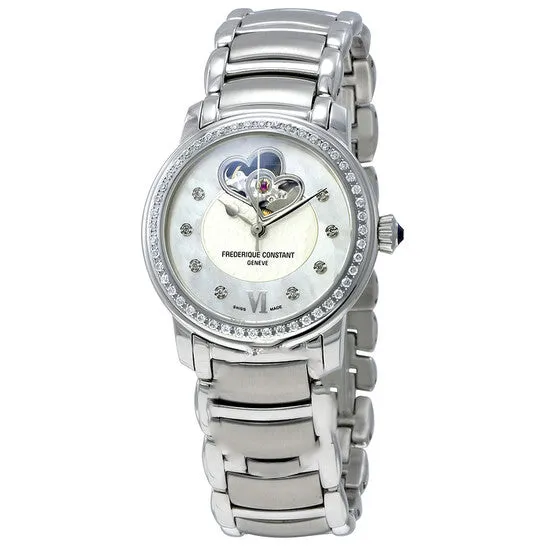 Original Frederique Constant White Mother of Pearl Ladies Watch FC310DHB2PD6B JMS always Watches Original Frederique Constant White Mother of Pearl Ladies Watch FC310DHB2PD6B JMS always Watches