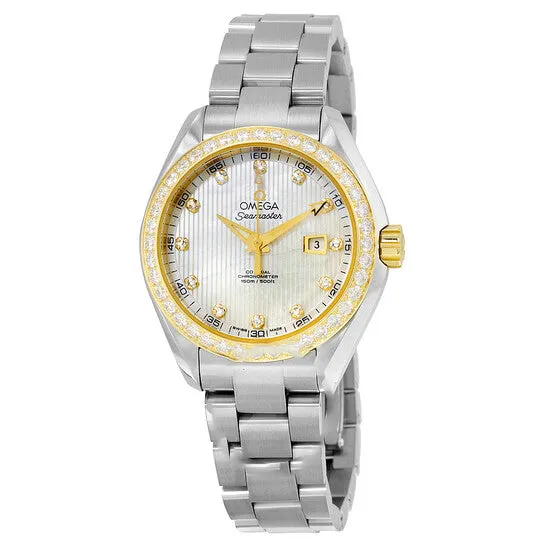 Original Omega Seamaster Aqua Terra Automatic Mother of Pearl Dial Ladies Watch 23125342055004 JMS always Watches Original Omega Seamaster Aqua Terra Automatic Mother of Pearl Dial Ladies Watch 23125342055004 JMS always Watches