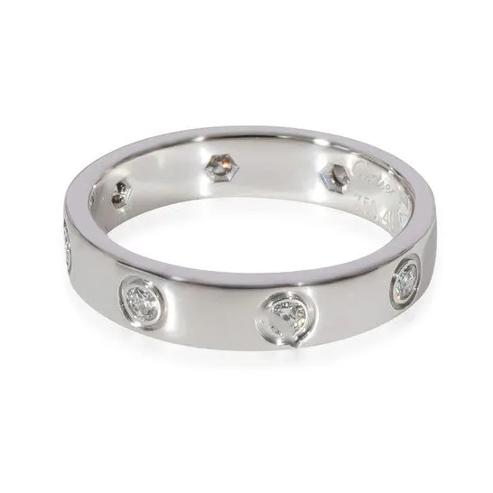 Original PreOwned Cartier Love Diamond Wedding Band in 18k White Gold 019 CTW JMS always Rings Original PreOwned Cartier Love Diamond Wedding Band in 18k White Gold 019 CTW JMS always Rings