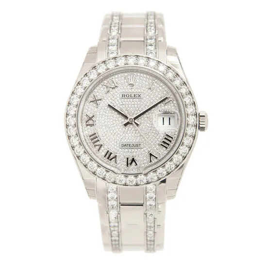 Original Rolex Datejust Pearlmaster 39 Automatic Chronometer Diamond Silver Dial Watch 86289DRPM JMS always Watches Original Rolex Datejust Pearlmaster 39 Automatic Chronometer Diamond Silver Dial Watch 86289DRPM JMS always Watches