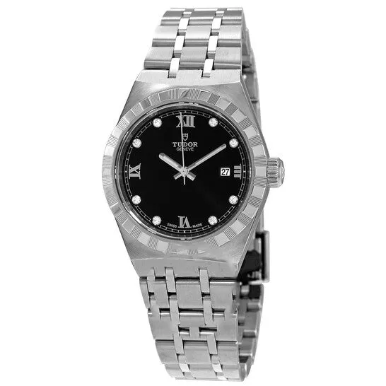 Original Tudor Royal Automatic Diamond Black Dial Watch M283000004 JMS always Watches Original Tudor Royal Automatic Diamond Black Dial Watch M283000004 JMS always Watches