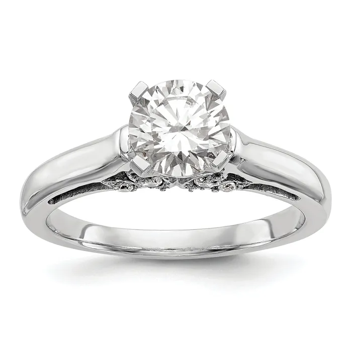 Rings Goldia 010ct CZ Solid Real 14K White Gold Peg Set Solitaire Engagement Ring Engagement Ring Rings Goldia 010ct CZ Solid Real 14K White Gold Peg Set Solitaire Engagement Ring Engagement Ring