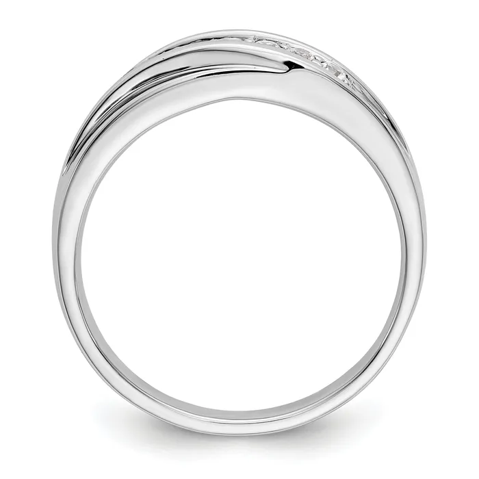 Rings Goldia 14k White Gold 14 Ct Lab Grown Diamond VSSI G Mens Ring
