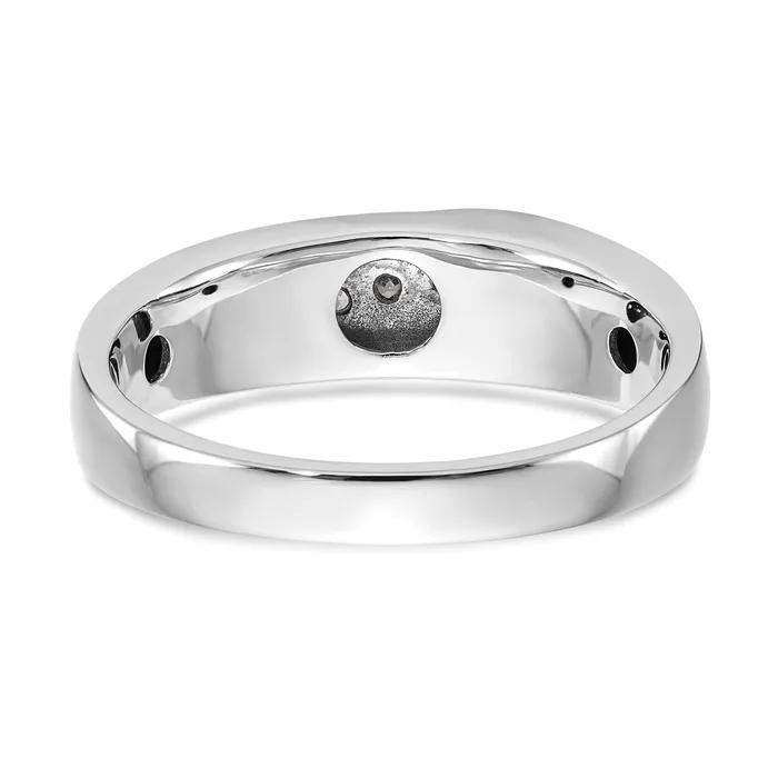 Rings Goldia 14k White Gold 14 Ct Lab Grown Diamond VSSI G Mens Ring