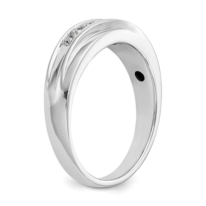 Rings Goldia 14k White Gold 14 Ct Lab Grown Diamond VSSI G Mens Ring