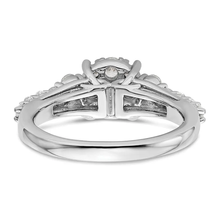 Rings Goldia 14k White Gold 1 Ct Lab Grown Diamond VSSI G Cluster Engagement Ring