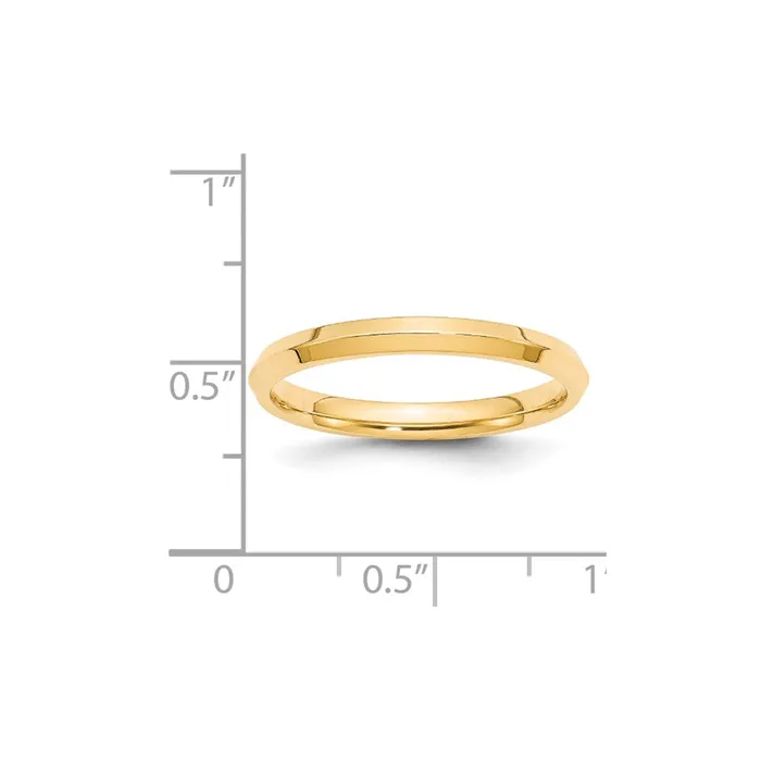 Rings Goldia Solid 10K Yellow Gold 25mm Knife Edge Comfort Fit MensWomens Wedding Band Ring Size 105 Rings Goldia Solid 10K Yellow Gold 25mm Knife Edge Comfort Fit MensWomens Wedding Band Ring Size 105