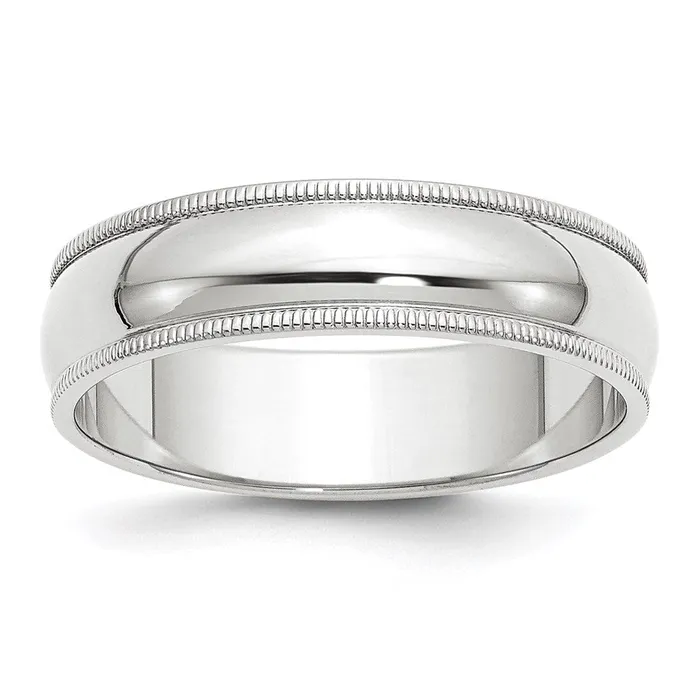 Rings Goldia Solid 14K Yellow Gold White Gold 6mm Milgrain MensWomens Wedding Band Ring Size 5 Rings Goldia Solid 14K Yellow Gold White Gold 6mm Milgrain MensWomens Wedding Band Ring Size 5