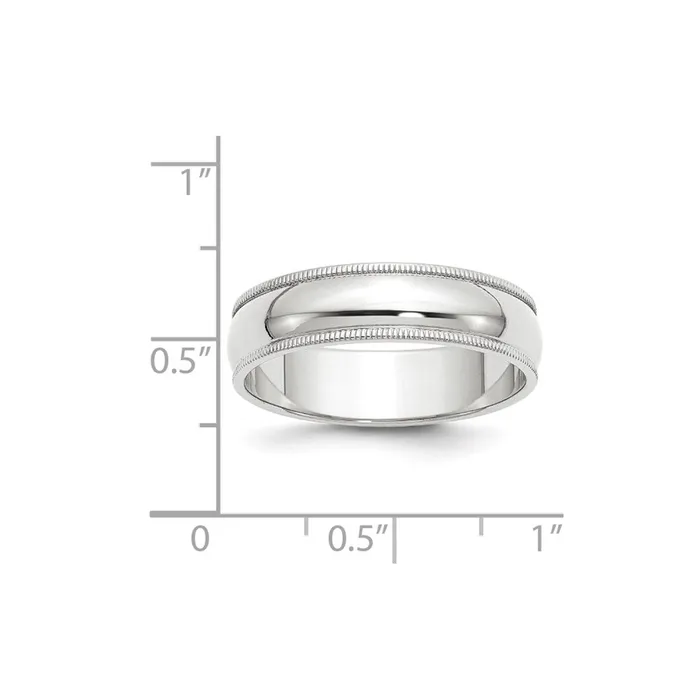 Rings Goldia Solid 14K Yellow Gold White Gold 6mm Milgrain MensWomens Wedding Band Ring Size 5 Rings Goldia Solid 14K Yellow Gold White Gold 6mm Milgrain MensWomens Wedding Band Ring Size 5