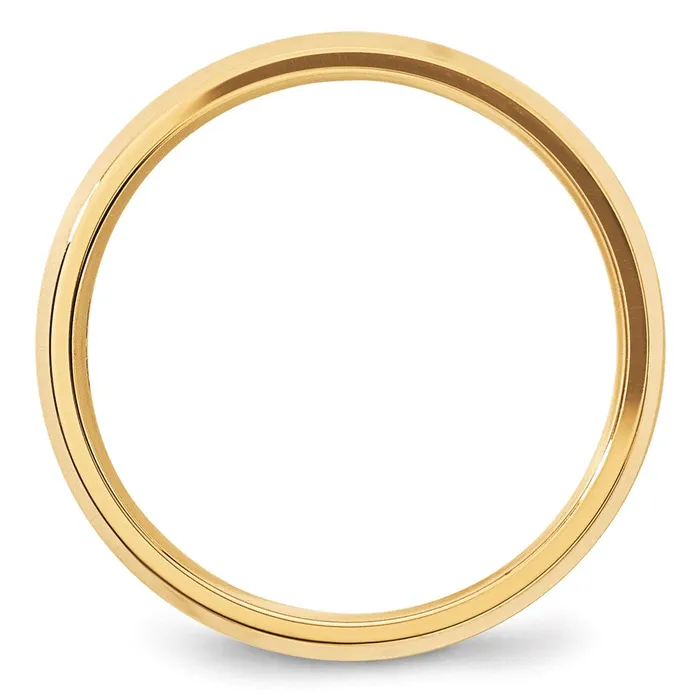 Rings Goldia Solid 18K Yellow Gold 5mm Bevel Edge Comfort Fit MensWomens Wedding Band Ring Size 9 Rings Goldia Solid 18K Yellow Gold 5mm Bevel Edge Comfort Fit MensWomens Wedding Band Ring Size 9
