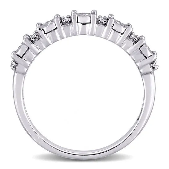 Rings Original Amour 10k White Gold 110 CT TDW Diamond Eternity Ring JMS always Rings Original Amour 10k White Gold 110 CT TDW Diamond Eternity Ring JMS always