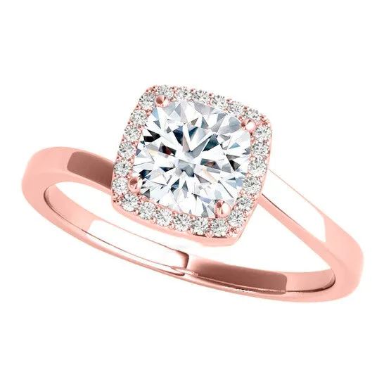 Rings Original Maulijewels 315 Carat Halo Moissanite Diamond Engagement Ring For Women In 14K Solid Rose Gold JMS always Rings Original Maulijewels 315 Carat Halo Moissanite Diamond Engagement Ring For Women In 14K Solid Rose Gold JMS always