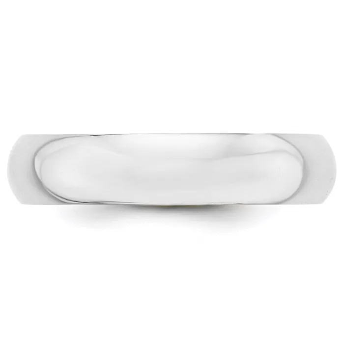 Solid 10K White Gold 5mm Half Round MensWomens Wedding Band Ring Size 13 Goldia Rings Solid 10K White Gold 5mm Half Round MensWomens Wedding Band Ring Size 13 Goldia Rings