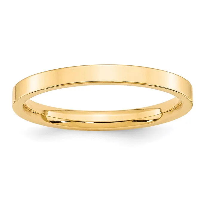 Solid 18K Yellow Gold 25mm Standard Flat Comfort Fit MensWomens Wedding Band Ring Size 115 Goldia Rings Solid 18K Yellow Gold 25mm Standard Flat Comfort Fit MensWomens Wedding Band Ring Size 115 Goldia Rings