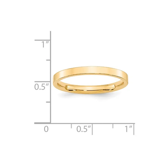 Solid 18K Yellow Gold 25mm Standard Flat Comfort Fit MensWomens Wedding Band Ring Size 115 Goldia Rings Solid 18K Yellow Gold 25mm Standard Flat Comfort Fit MensWomens Wedding Band Ring Size 115 Goldia Rings