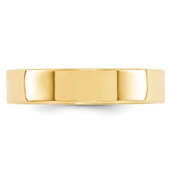 Solid 18K Yellow Gold 5mm Standard Flat Comfort Fit MensWomens Wedding Band Ring Size 55 Goldia Rings Solid 18K Yellow Gold 5mm Standard Flat Comfort Fit MensWomens Wedding Band Ring Size 55 Goldia Rings