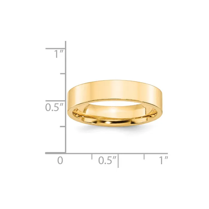 Solid 18K Yellow Gold 5mm Standard Flat Comfort Fit MensWomens Wedding Band Ring Size 55 Goldia Rings Solid 18K Yellow Gold 5mm Standard Flat Comfort Fit MensWomens Wedding Band Ring Size 55 Goldia Rings