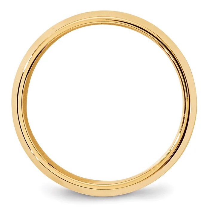 Solid 18K Yellow Gold 7mm Bevel Edge Comfort Fit MensWomens Wedding Band Ring Size 105 Goldia Rings Solid 18K Yellow Gold 7mm Bevel Edge Comfort Fit MensWomens Wedding Band Ring Size 105 Goldia Rings