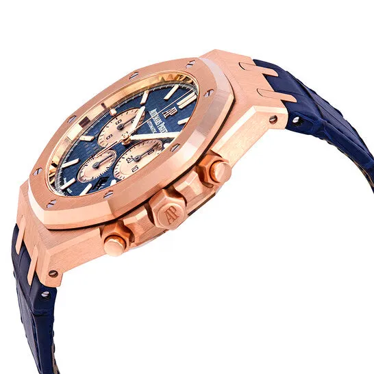 Watches JMS always Original Audemars Piguet Blue Dial Mens 18K Rose Gold Leather Watch 26331OROOD315CR01 Watches JMS always Original Audemars Piguet Blue Dial Mens 18K Rose Gold Leather Watch 26331OROOD315CR01