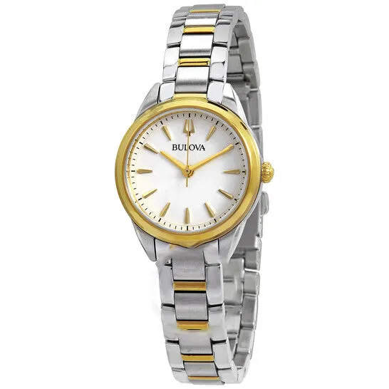 Watches JMS always Original Bulova Classic Quartz Silvery White Dial Ladies Watch 98L277 Watches JMS always Original Bulova Classic Quartz Silvery White Dial Ladies Watch 98L277