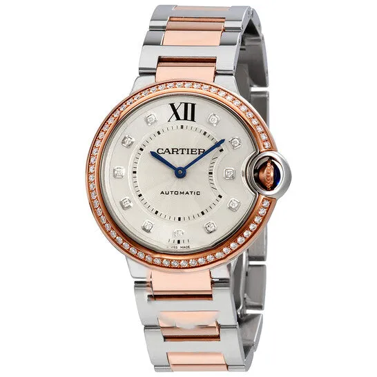 Watches JMS always Original Cartier Ballon Bleu Automatic Silver Dial Ladies Watch W3BB0004 Watches JMS always Original Cartier Ballon Bleu Automatic Silver Dial Ladies Watch W3BB0004
