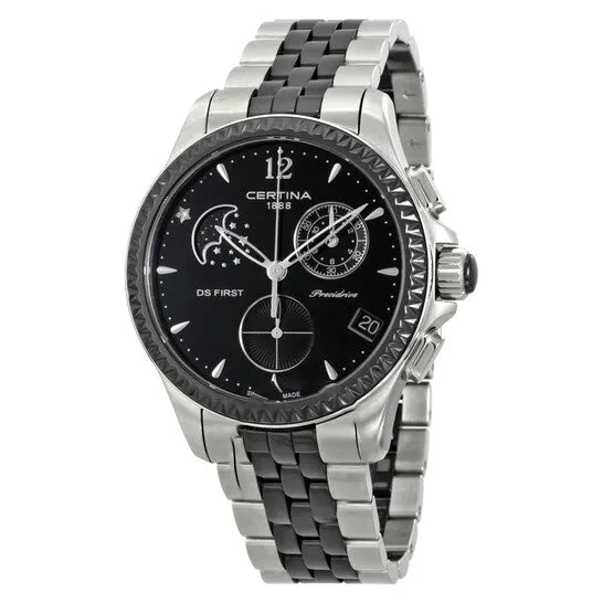Watches JMS always Original Certina DS First Chronograph Black Dial Ladies Watch C0302501105600 Watches JMS always Original Certina DS First Chronograph Black Dial Ladies Watch C0302501105600
