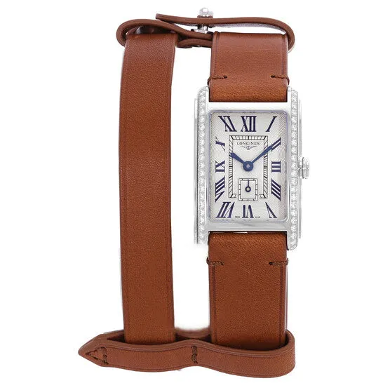 Watches JMS always Original Longines Dolcevita X YVY Quartz Diamond Silver Dial Ladies Watch L5255071B Watches JMS always Original Longines Dolcevita X YVY Quartz Diamond Silver Dial Ladies Watch L5255071B