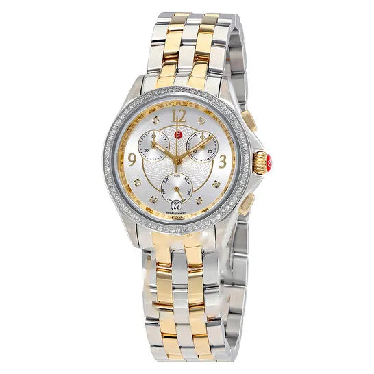 Watches Original Michele Belmore Chronograph Silver Dial Ladies Watch MWW29B000006 JMS always