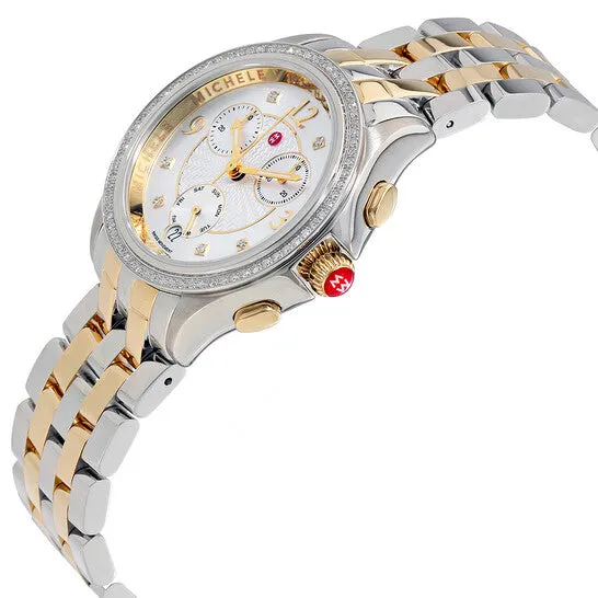 Watches Original Michele Belmore Chronograph Silver Dial Ladies Watch MWW29B000006 JMS always Watches Original Michele Belmore Chronograph Silver Dial Ladies Watch MWW29B000006 JMS always