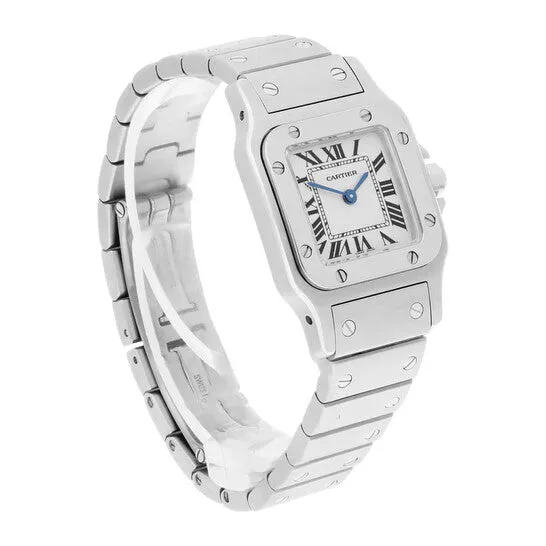 Watches Original Preowned Cartier Santos Quartz Silver Dial Ladies Watch W20056D6 JMS always Watches Original Preowned Cartier Santos Quartz Silver Dial Ladies Watch W20056D6 JMS always