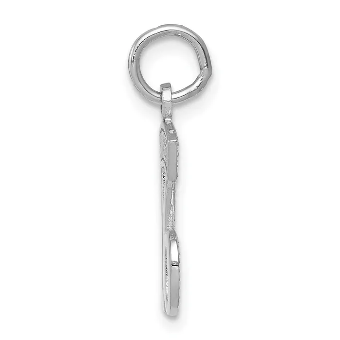 14k White Gold SWEET 16 Charm TreasureFineJewelers Charm Necklaces