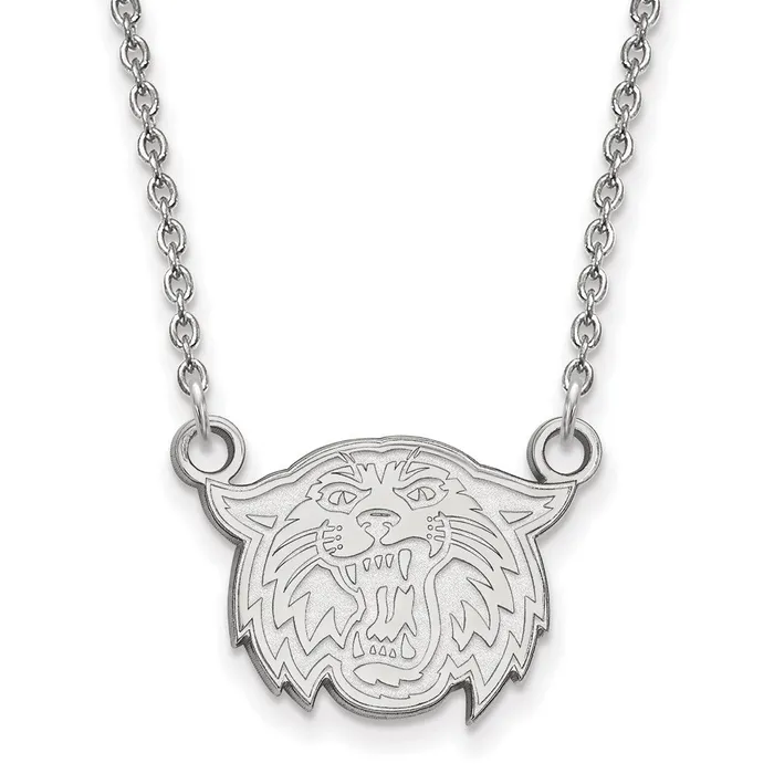 14K White Gold Villanova University Small Pendant with Necklace TreasureFineJewelers Necklaces 14K White Gold Villanova University Small Pendant with Necklace TreasureFineJewelers Necklaces