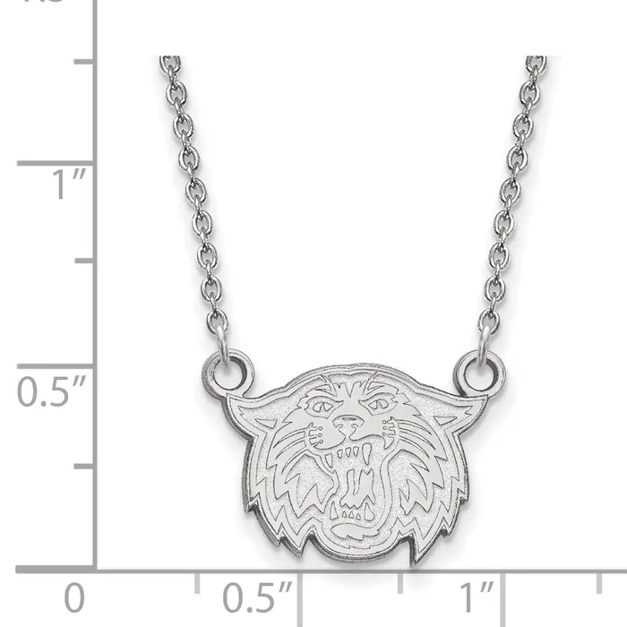 14K White Gold Villanova University Small Pendant with Necklace TreasureFineJewelers Necklaces