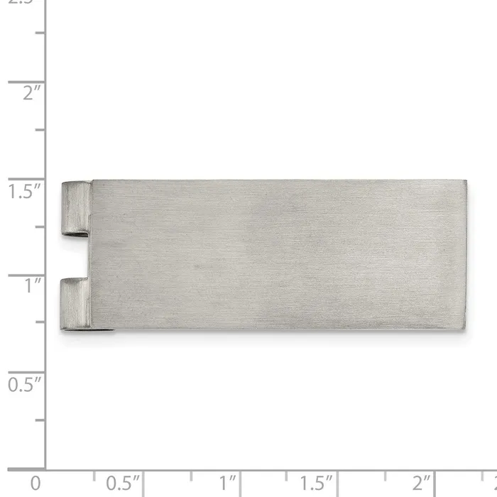Bracelets Chisel Stainless Steel Brushed Money Clip TreasureFineJewelers
