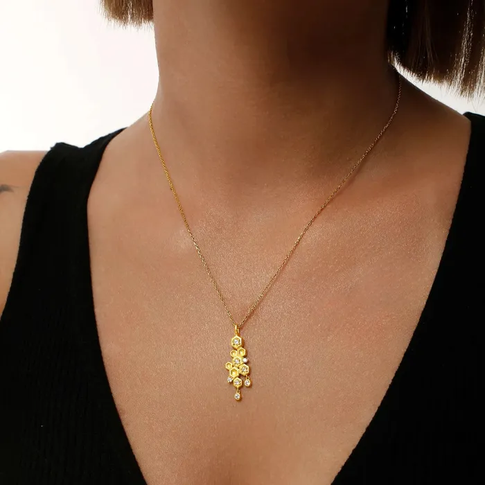 Bracelets Honeycomb With Honey Ring Earrings Necklaces Bracelet Jewelry Sets designed by LifeWithMaK Trendolla Jewelry