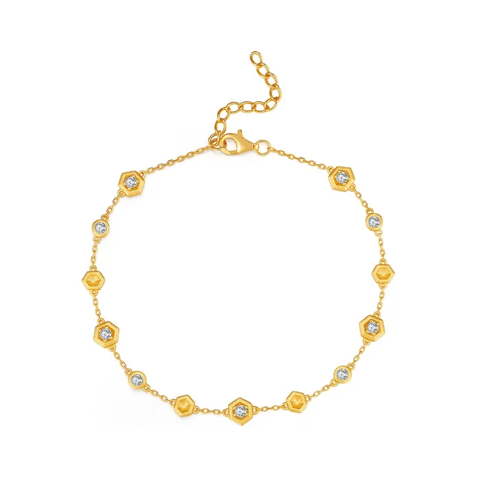 Bracelets Honeycomb With Honey Ring Earrings Necklaces Bracelet Jewelry Sets designed by LifeWithMaK Trendolla Jewelry