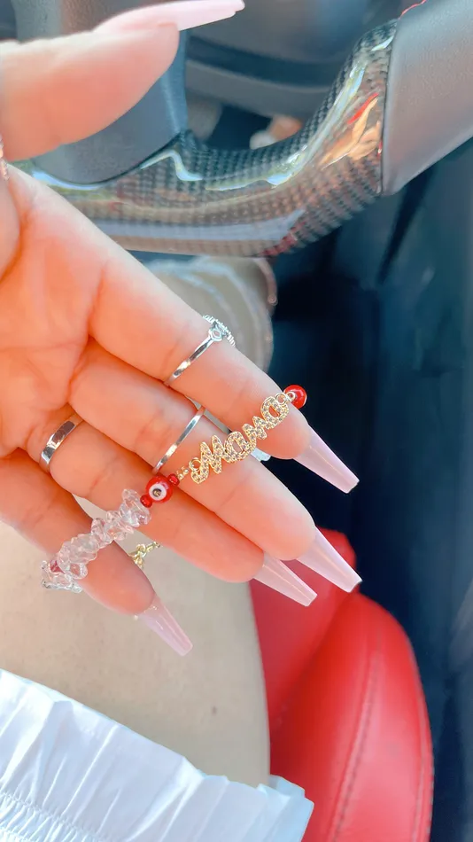 Bracelets MP Jewelry Red Clear Quartz Mama Bracelet